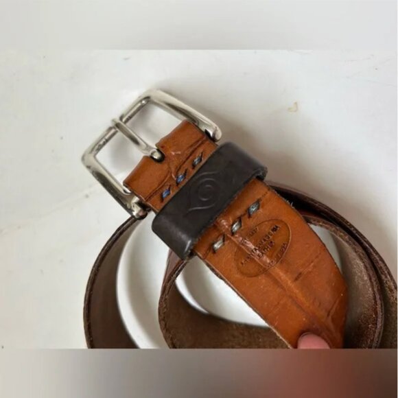 Phantasmagoria Leather made in USA Brown men’s belt size 36 - Picture 6 of 9